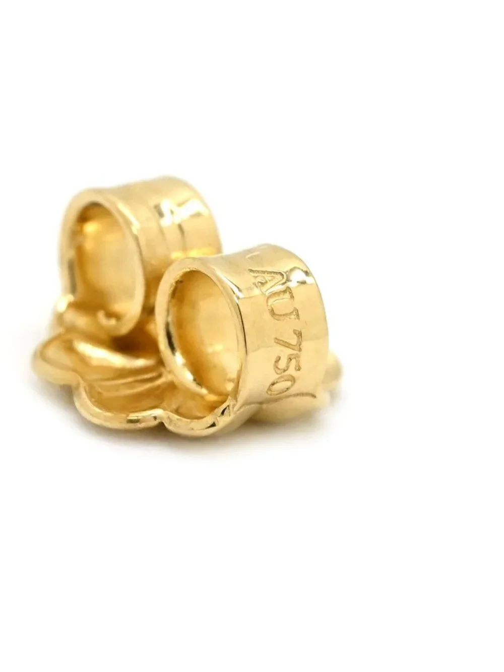Tiffany & Co Earrings T Smile Mini Diamond Yellow Gold 18k